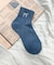 リボン刺繍アンクルパイルソックス