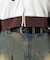 Lスタースタッズ付ウエスタンベルト