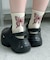 バックバタフライクルーソックス