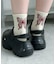 バックバタフライクルーソックス