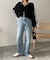ストレートデニムパンツ