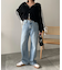 ストレートデニムパンツ