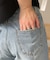 ストレートデニムパンツ