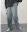 ストレートデニムパンツ