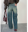 ストレートデニムパンツ