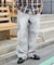 イージー3Dバレルレッグデニムパンツ