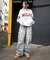 デニムイージーカーゴパンツ
