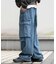 デニムイージーカーゴパンツ