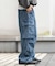 デニムイージーカーゴパンツ
