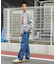 デニムイージーストレートパンツ2