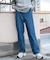 デニムイージーストレートパンツ2