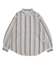 ストライプメッシュBIGシャツ(LS)