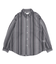 ストライプメッシュBIGシャツ(LS)