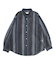 ストライプメッシュBIGシャツ(LS)