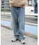 ルーズテーパードデニムパンツ