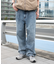 ルーズテーパードデニムパンツ