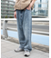 ルーズテーパードデニムパンツ