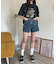 デニムショートパンツ