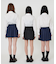 スクールプリーツスカート
