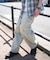 イージー3Dバレルレッグデニムカーゴパンツ