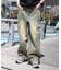 イージー3Dバレルレッグデニムカーゴパンツ