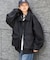 PUダブルZIPフライトブルゾン