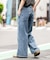 ローライズバギーフレアデニムパンツ