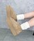 厚底ムートンタッチブーツ
