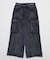 ローライズバギーフレアデニムカーゴパンツ