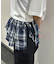 チェックラップスカート