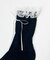レース付きサテンリボンソックス