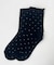 ドット柄ソックス