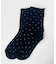 ドット柄ソックス