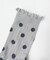 ドット柄フリルソックス