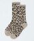 レオパード柄リブソックス