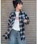 オンブレチェックネルシャツ(LS)