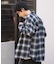 オンブレチェックネルシャツ(LS)