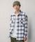 オンブレチェックネルシャツ(LS)