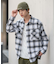 オンブレチェックネルシャツ(LS)