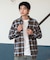 オンブレチェックネルシャツ(LS)