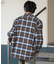 オンブレチェックネルシャツ(LS)