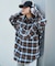 オンブレチェックネルシャツ(LS)