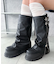 厚底カバーロングブーツ