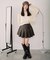 モヘアタッチ2WAYワンショルニット