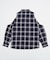 オープンショルダーチェックBIGシャツ