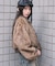 フェイクファーショートブルゾン