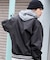2WAYフードワッペンスタジャン