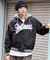 2WAYフードワッペンスタジャン