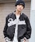 2WAYフードワッペンスタジャン