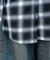 裏毛フードチェックシャツ
